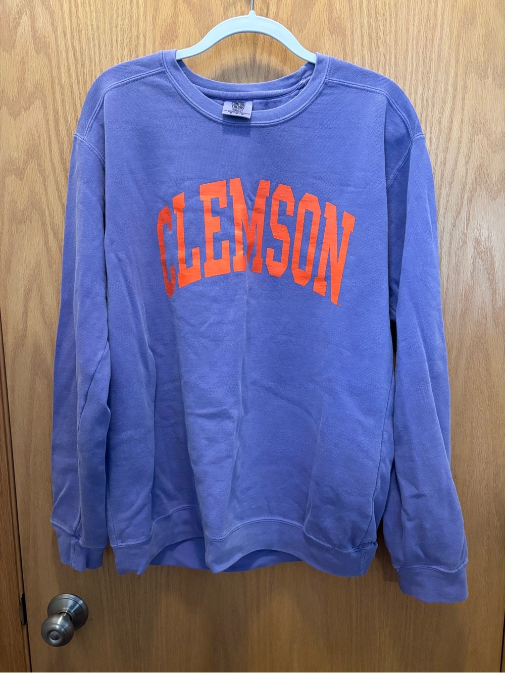 Clemson Purple Crewneck Sweatshirt - Women’s